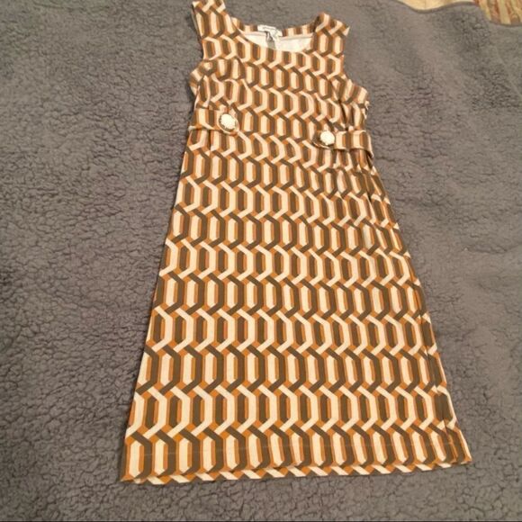 Banana Republic Retro Sleeveless Dress Sz 0 - Picture 3 of 9